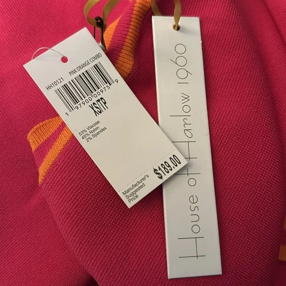 House of Harlow Matching Tank and Skirt Set 🧡🩷